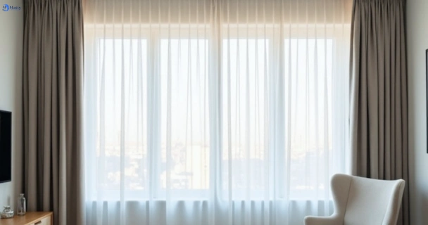 Restored vibrant drapes in south-brisbane QLD after Matty Curtain Cleaning